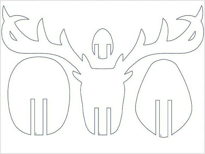 как сделать оленя из бумаги своими руками