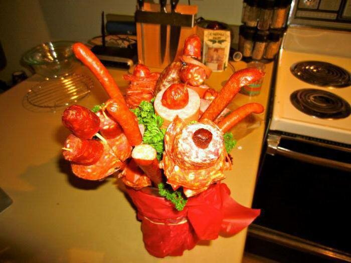 букет для мужчины своими руками пошагово