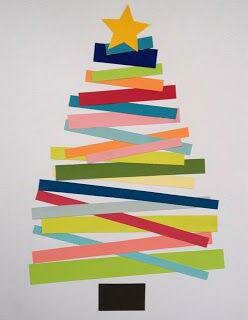 аппликация из бумаги из полосок