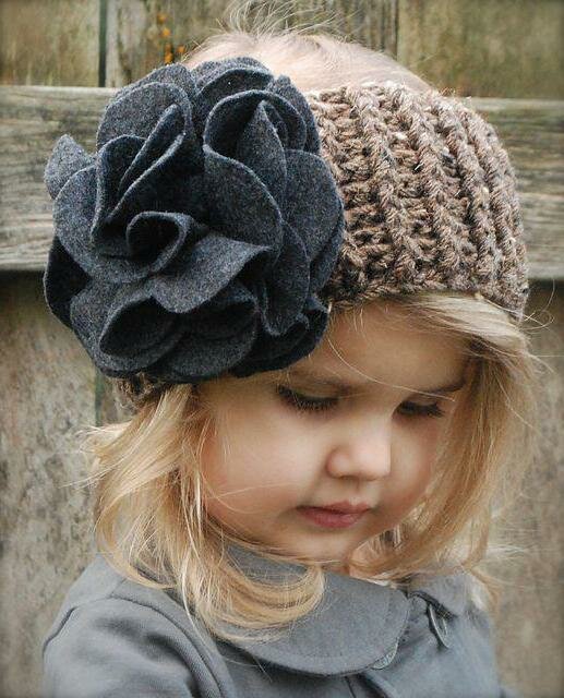 детские вязаные шапки для девочек 