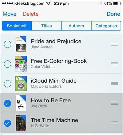 Как удалить книги из iBooks? Обзор обновлённого iBooks