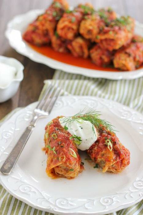 Постные голубцы с рисом и грибами: рецепты приготовления