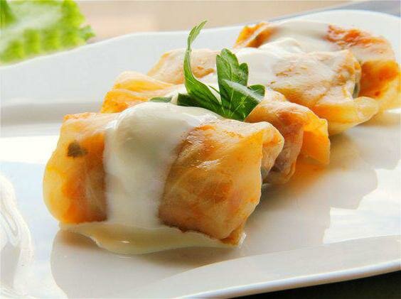 Постные голубцы с рисом и грибами: рецепты приготовления