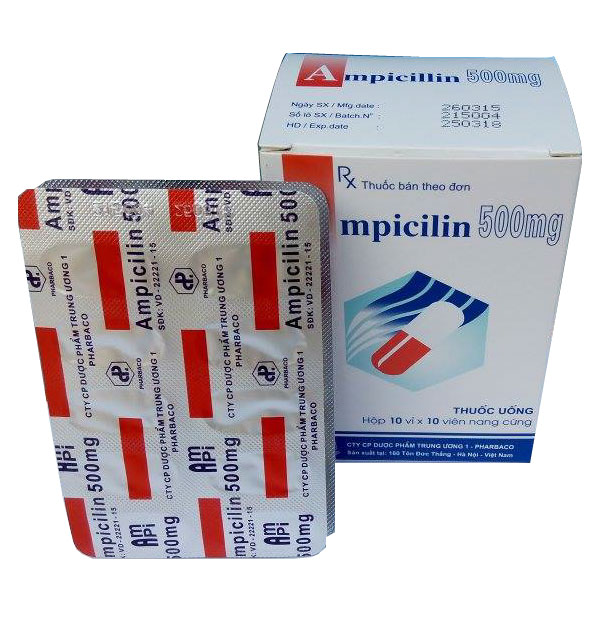 Ампициллин в капсулах
