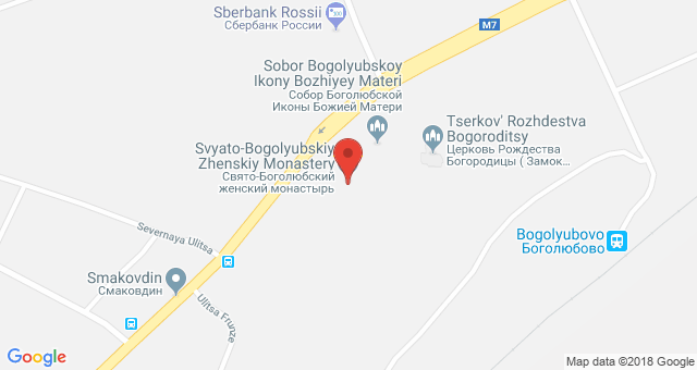 Монастырь в Боголюбово (Владимирская область)